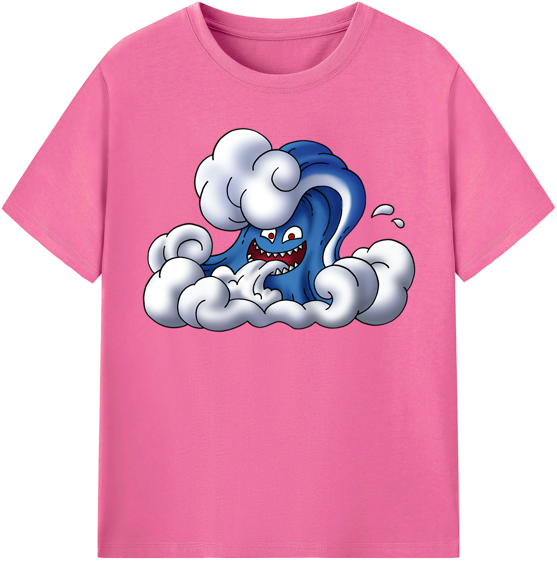 （画像用） ドラゴンクエスト Doragon Kuesuto Dragon Quest レディースカジュアルプリントTシャツ（綿100％）